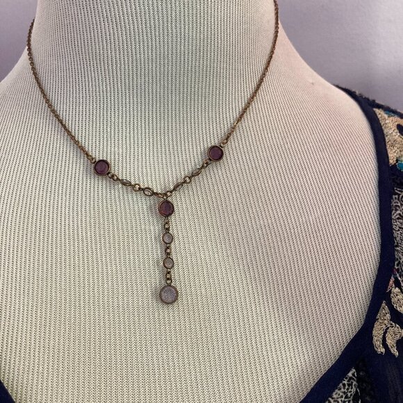 1928 & Lauren Conrad Crystal Necklaces, Set of 2 - Picture 2 of 13